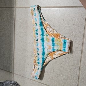 Rip Curl reversible Palm Revo Cheeky Bikini bottom XL NWT